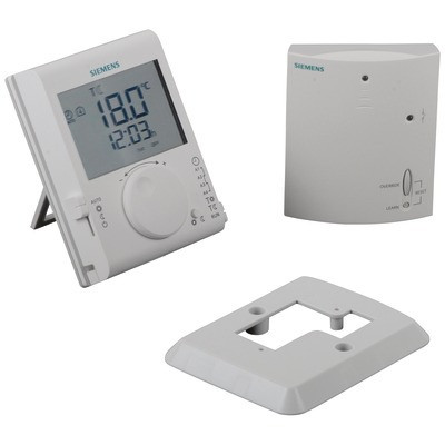 Thermostat ambiance LCD journalier radio- SIEMENS - RDJ100RF/SET
