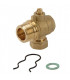 Valves ecs 3/4" -1/2" + gasket- DE DIETRICH - S100518