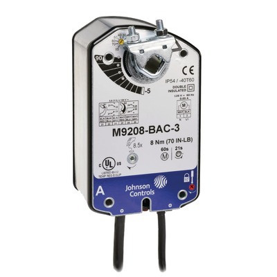 Servomoteur rotatif ressort TOR 24Vac/dc 3pts- JOHNSON CONTROLS - VA9208-AGA-1