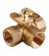 Threaded 3-way ball valve PN40- JOHNSON CONTROLS - VG1805FT