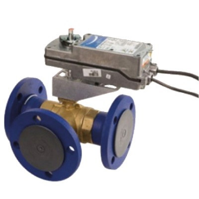 Válvula de 3 vias esférica pn16 con brida- JOHNSON CONTROLS - VG18E5GT