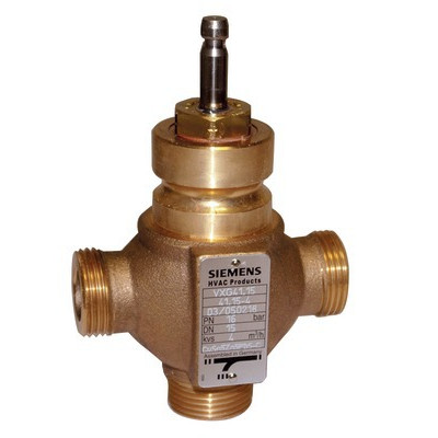Vanne siège 3V 20mm M2"3/4 Kvs 40- SIEMENS - VXG41.5001