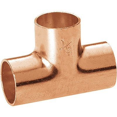 Te cuivre droit fff 3/4"- DIFF - 632390  - (X10)