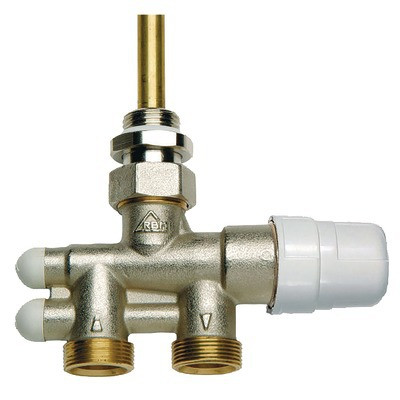 Válvula termostático 4 vías radiador seca toallas- RBM - 7540400  - (X4)