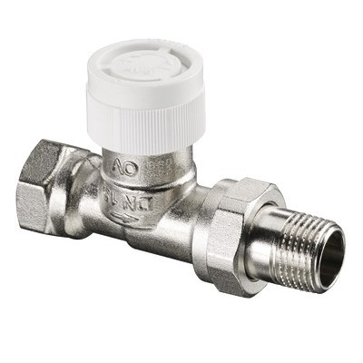 Presetting thermostatic radiator valve body straight AV9 DN10- OVENTROP - 1183803