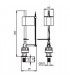 Robinet flotteur compact M3/8" bas raccord laiton non NF- ROI - 98941