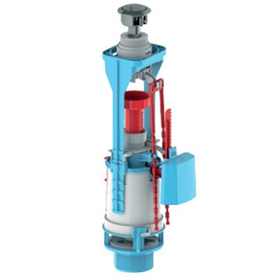 Mécanisme double volume à poussoir NF- ROI - 98944