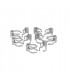 Clip fixation échangeur primaire- CHAPPEE - JJJ005112510  - (X10)