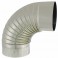 Stainless flue shaft  - 90° elbow diameter 250mm - ISOTIP JONCOUX : 032525