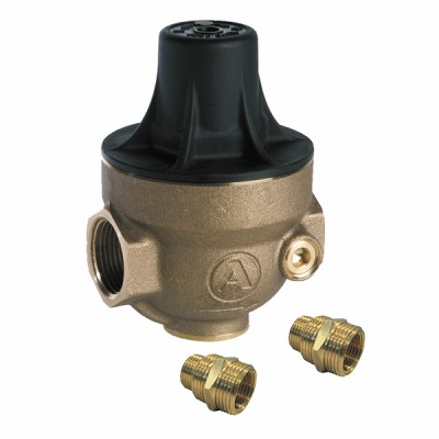 Isobar water pressure reducer multi-threaded 1/2 to 3/4 and floating anchor nut composite cover ISOPLUS and PCC  - ITRON : ISOPL