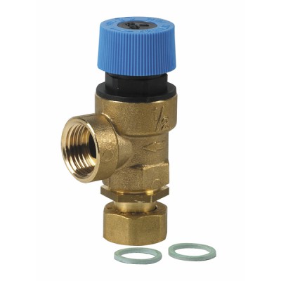Safety valve 7bar - F1/2 x F1/2 - DIFF for Unical : 03311W