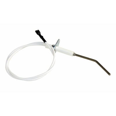 Flame sensing probe 90° bend-cable - DIFF for De Dietrich : 97580451