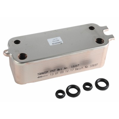 Plate exchanger - DIFF for Junkers : 87167710390