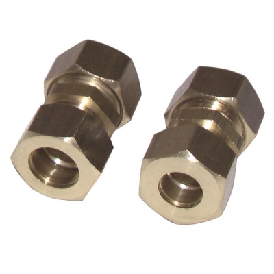 Fitting olive straight tube 12mm x tube 10mm  (X 2) - DIFF