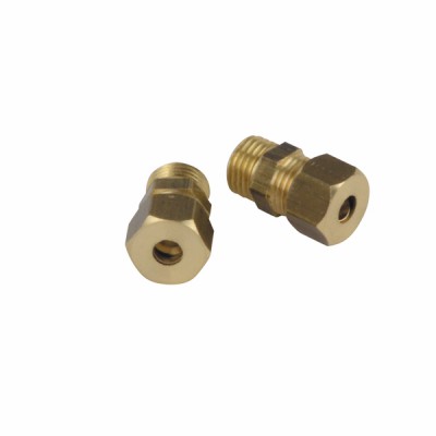 Fitting olive straight m1/4 x tube 6mm  (X 2) - DIFF