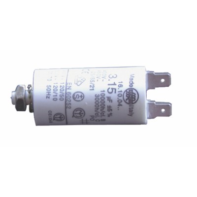 Permanent  capacitor 1 µf (ø32 xlg57 xoverall 76) - DIFF