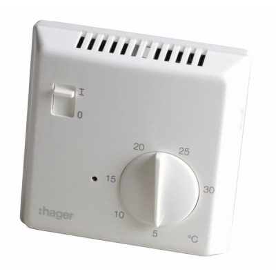 Einfacher elektronischer Thermostat HAGER elektronisch 25513 - HAGER: 25513