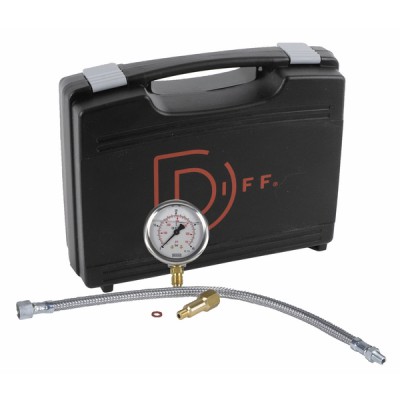 Koffer Öldruck Druckmesser Heizöl 40bar  - DIFF