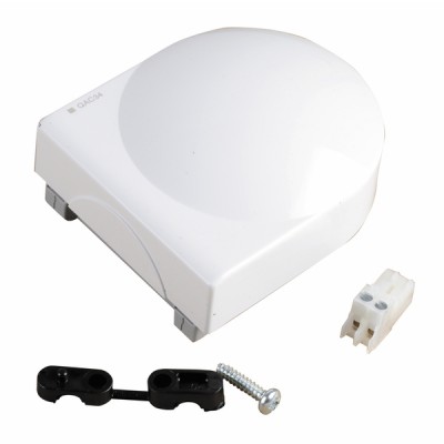 Thermomètre rond plonge axiale 0 à 120°C Ø63mm - DIFF
