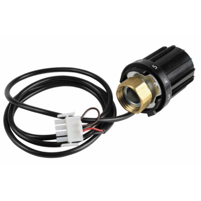 Thermomètre rond plonge radiale 0 à 120°C Ø80mm - DIFF