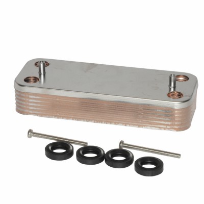 Heat exchanger 12 plates - DIFF for Chaffoteaux : 65116314