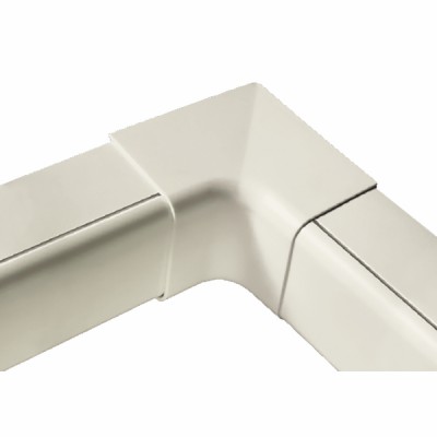 Angle intérieur goulotte condensat 25x25 blanc - DIFF