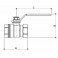 Industrial plumbing fixture nf gas valve ff1"1/4 - GIACOMINI : R950X006