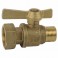 Water meter isolation ball valve straight MF 1/2? 3/4? - DIFF