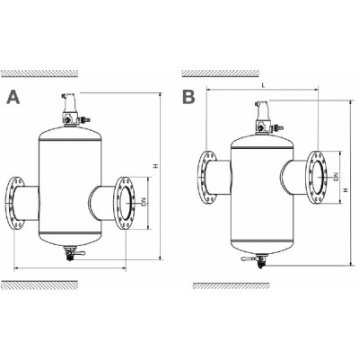 HELISTILL sludge or microbubble separator ZIO DN50 - IMI HYDRONIC : 7882050