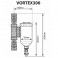 Filtro Vortex300 22mm - SENTINEL : ELIMV300-GRP22-EXP