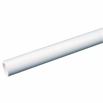 Rigid condensate tubes 2m ø20/18 PVC white  (X 15) - DIFF