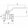 Drain ball valve FF PN 40 2? - DIMPEXP : 2142-2