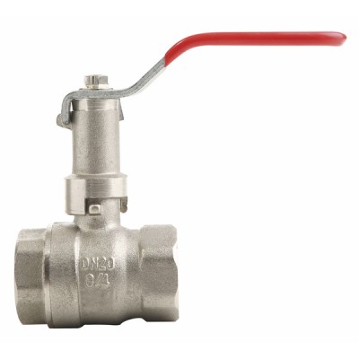 Ball valve FF with extended lever PN 40 3/4? - DIMPEXP : 1346-34