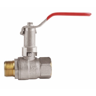 Ball valve MF with extended lever PN 40 3/8? - DIMPEXP : 1356-38