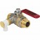 Ball valve with flat bleed handle MM 1/2" ASTER - EFFEBI SPA : 2373R404