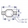 NTC sensor - DIFF for ELM Leblanc : 87167602520