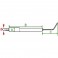 Flame sensing probe  WTG14/34 - DIFF for Weishaupt : 45021030107
