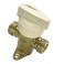 Straight natural gas valve double male 1/2" - DIFF