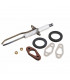Ignition electrode + flame sensing probe + seal - DE DIETRICH : 0295165