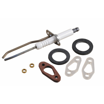 Ignition electrode + flame sensing probe + seal - DE DIETRICH CHAPPEE : 0295165