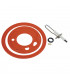 Maintenance kit  of Gaskets+electrode - DE DIETRICH CHAPPEE : 0295220