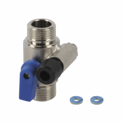 Blue filling valve connecting plate - UNICAL : 03534