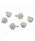 Conjunto botones y ejes blancos  - UNICAL : 04482E