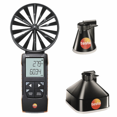 Testo 417 kit 1 - Anémomètre à hélice 10- TESTO - 0563 1417