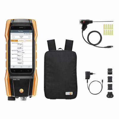 TESTO 300 Initial sans imprimante, connecteur Bluetooth, sac à dos - TESTO : 0564 3002 95