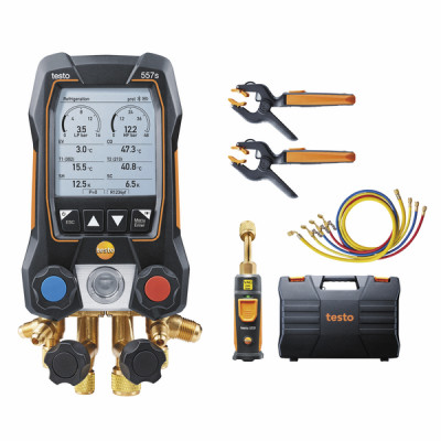 Kit connecté Testo 557s avec flexibles - Manomètre - TESTO : 05645572