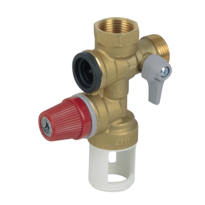 Groupe de sécurité droit laiton - 38mm MF3/4"- DIFF - 100091