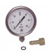 Manometer 0 60 mbars ø63mm m1/4"no protection