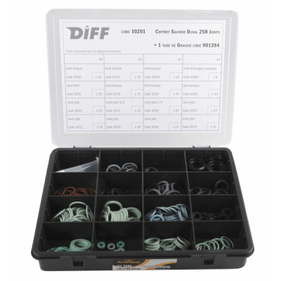 Coffret 258 joints - DIFF pour Saunier Duval : COFFRET 258 JOINTS