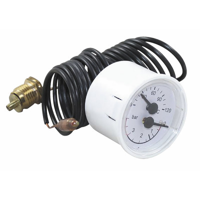 Termoidrometro cewal ø 40 0-12 - IMMERGAS : 1.032801